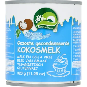 Nature's Charm Gezoete gecondenseerde kokosmelk