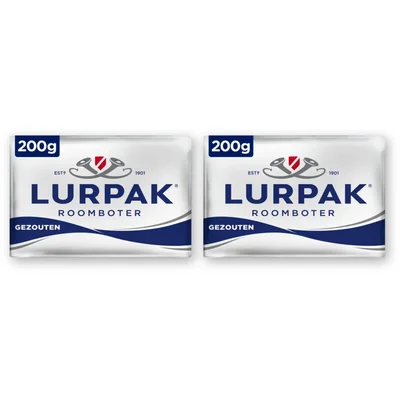 Lurpak Roomboter gezouten 2-pack