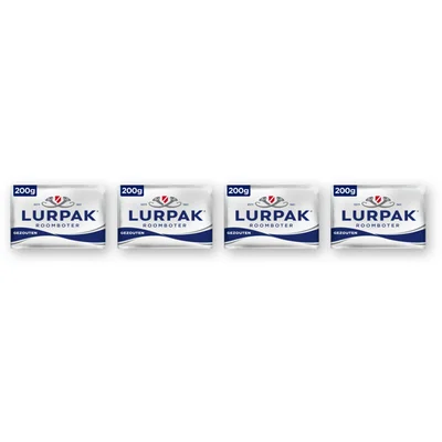 Lurpak Roomboter gezouten 4-pack