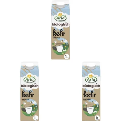 Arla Biologisch kefir naturel 3-pack