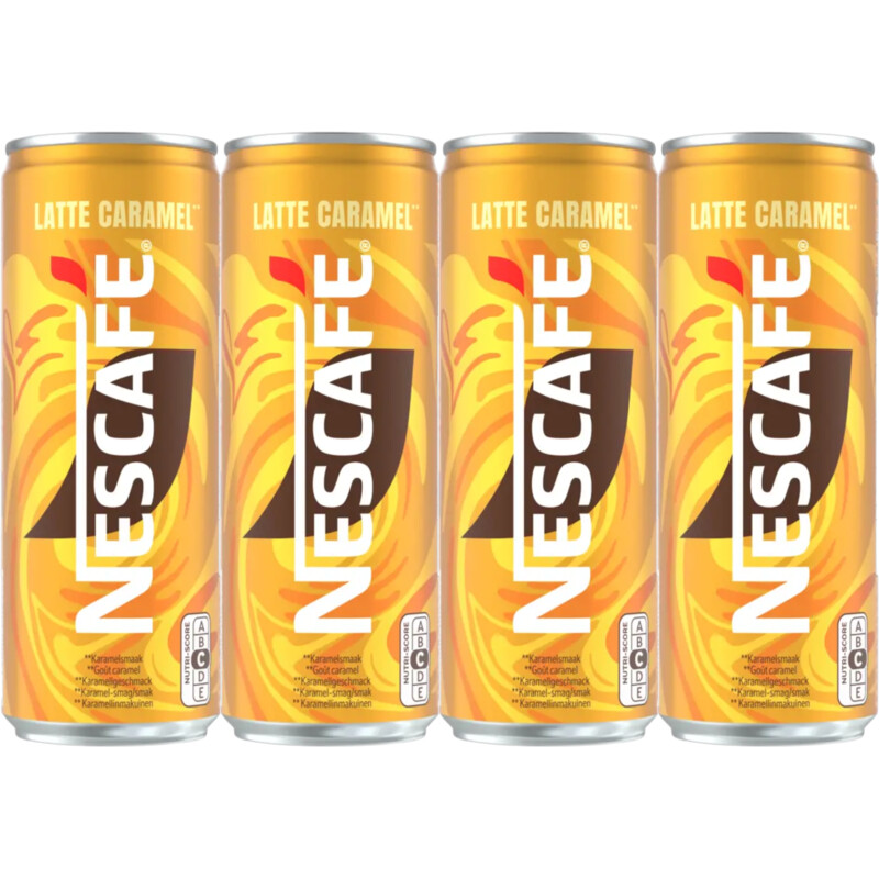 Nescafé Latte caramel 4-pack