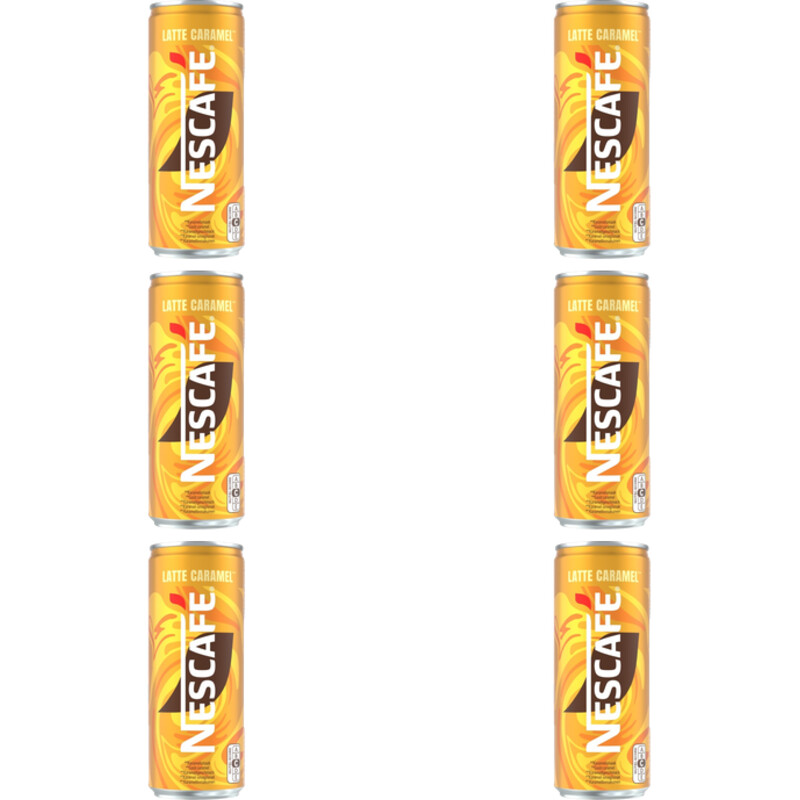 Nescafé Latte caramel 6-pack