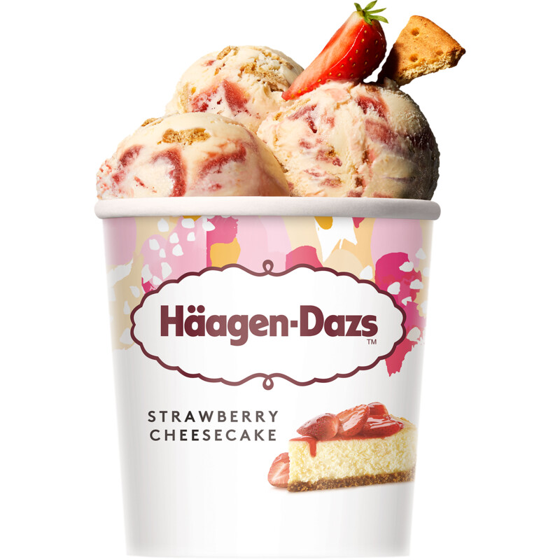 Häagen-Dazs Strawberry cheesecake ijs