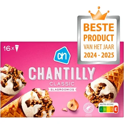 AH Chantilly classic slagroomijs