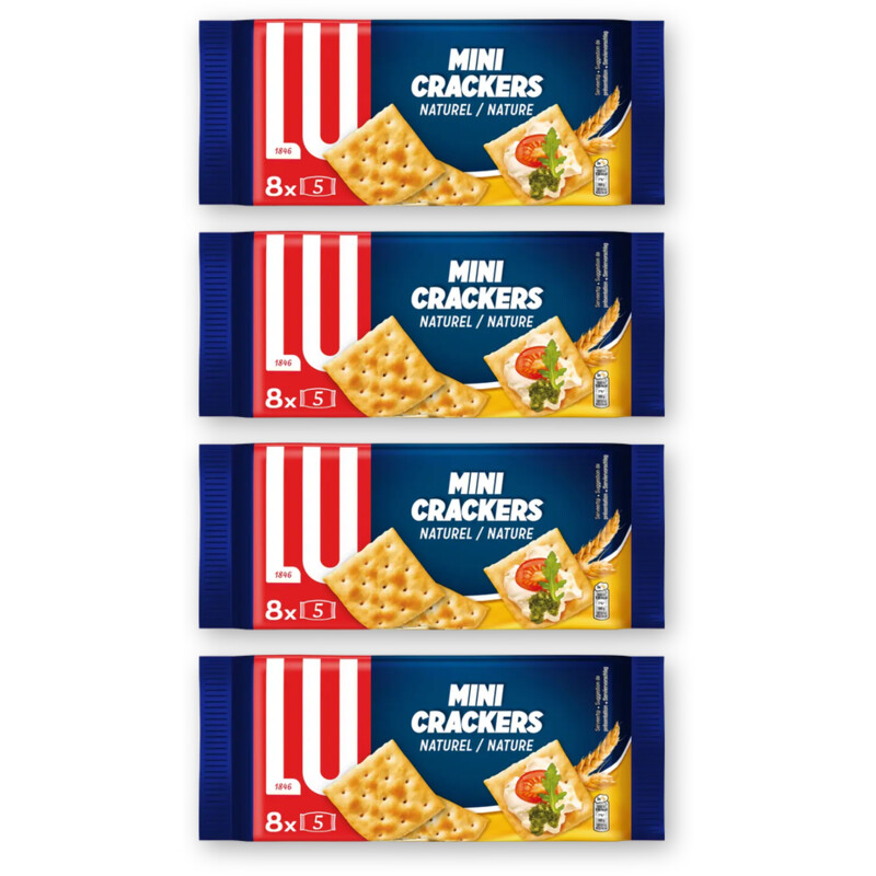 LU Mini crackers naturel 4-pack