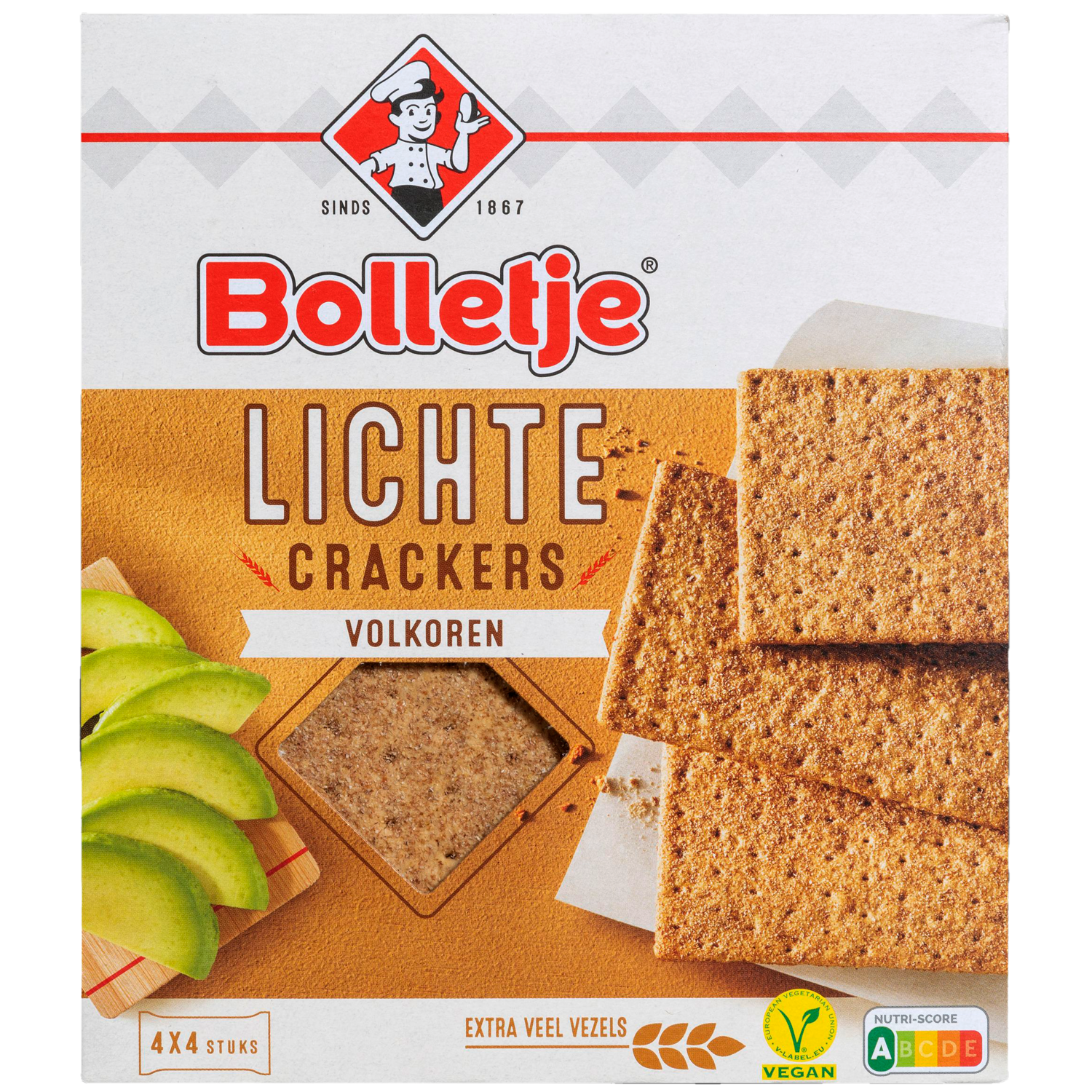 Bolletje Lichte crackers volkoren