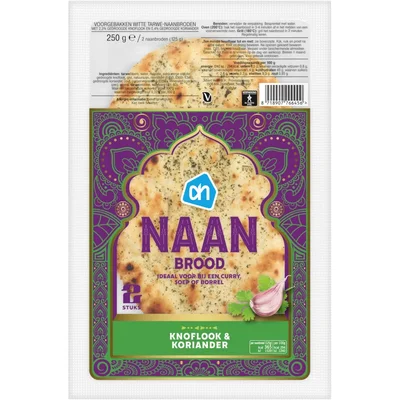 AH Naanbrood knoflook koriander