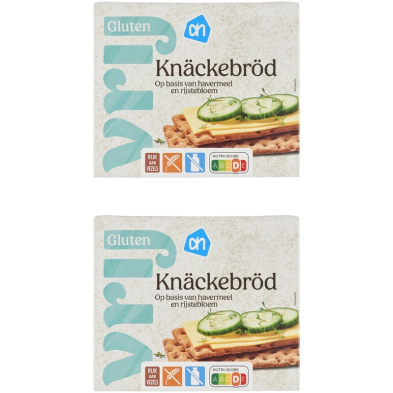 AH Glutenvrij Vezelrijk knackebrod 2-pack