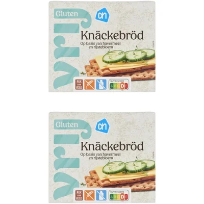 AH Glutenvrij Vezelrijk knackebrod 2-pack