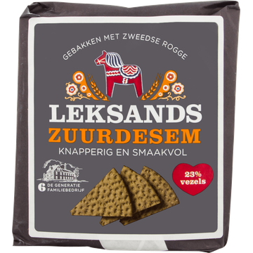 Leksands Zweeds Rogge Knackebrod Punt zuurdesem