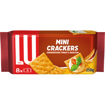 LU Mini crackers tomaat & basilicum