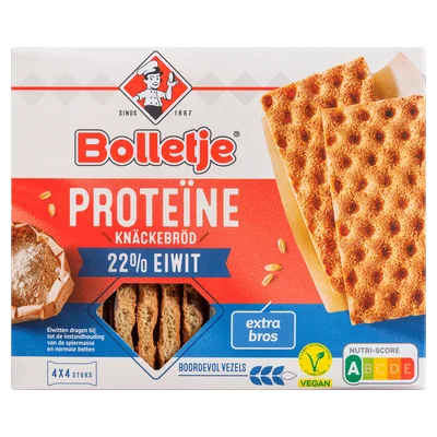Bolletje Proteïne knäckebröd 22% eiwit