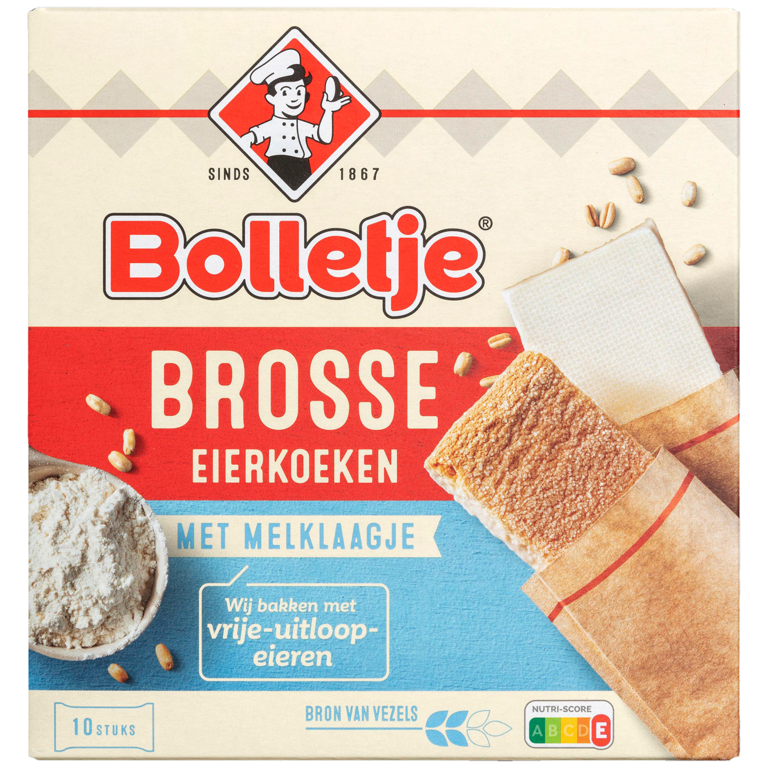 Bolletje Brosse eierkoek melk