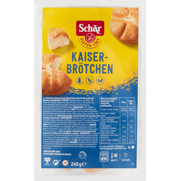 Schär Kaiser brötchen glutenvrij