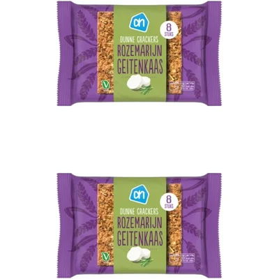 AH crackers rozemarijn geitenkaas 2-pack