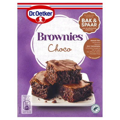Dr. Oetker Mix voor brownies choco