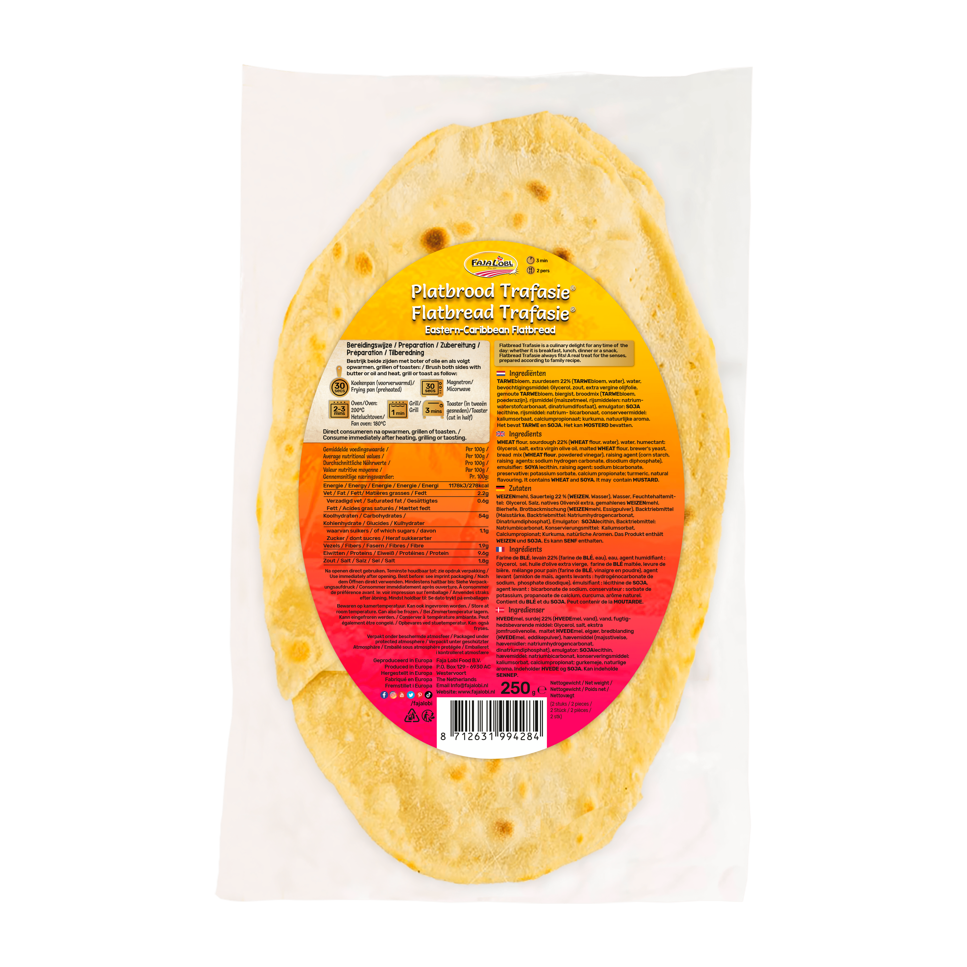 Faja Lobi Platbrood trafasie