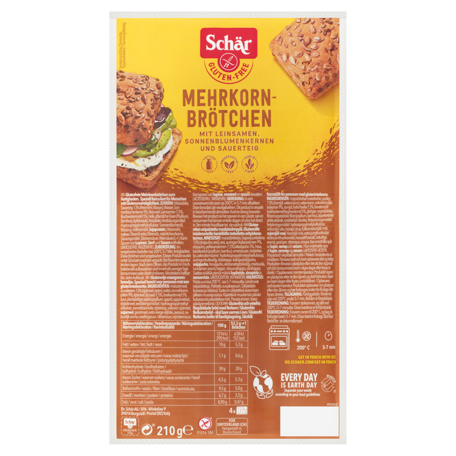 Schär Meergranenbroodjes glutenvrij