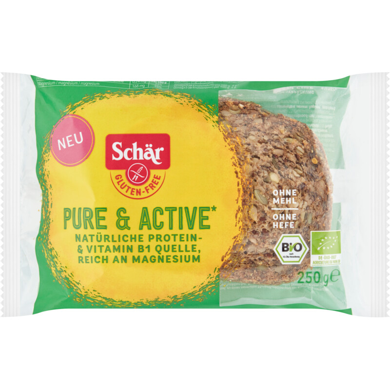Schär Pure & active zadenbrood glutenvrij
