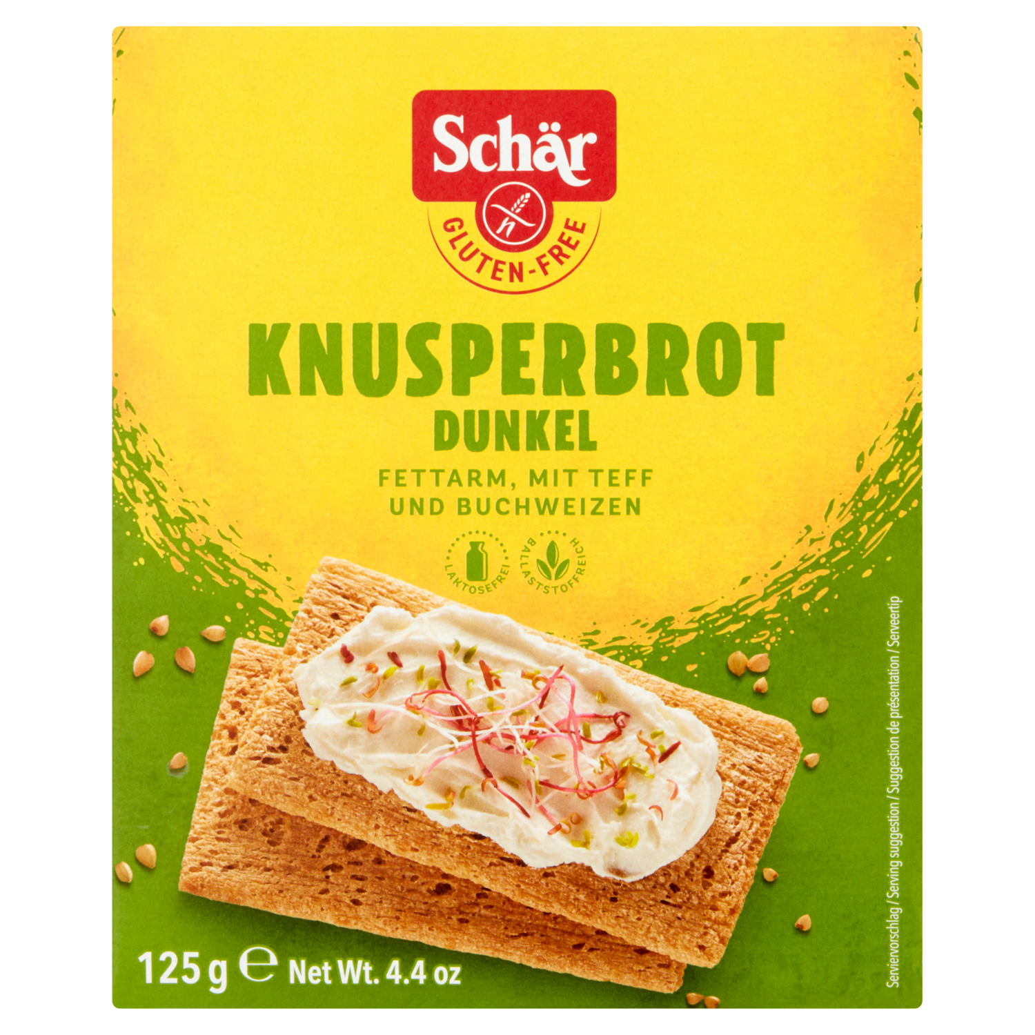 Schär Knusperbrot dunkel glutenvrij