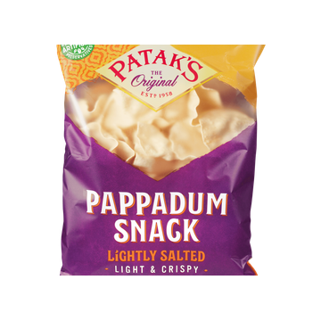 Patak's Pappadum snack lightly salted