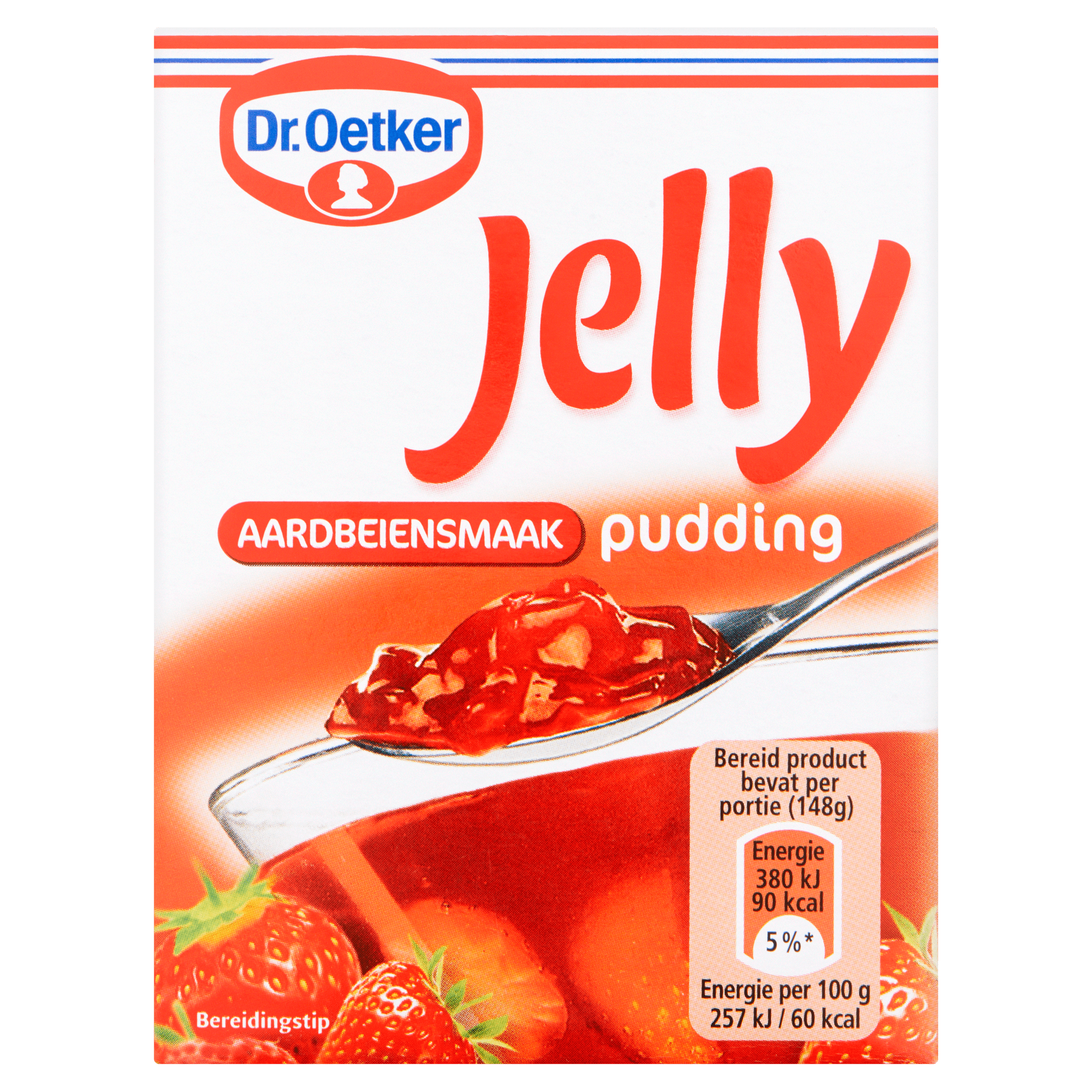 Dr. Oetker Jelly pudding aardbeien
