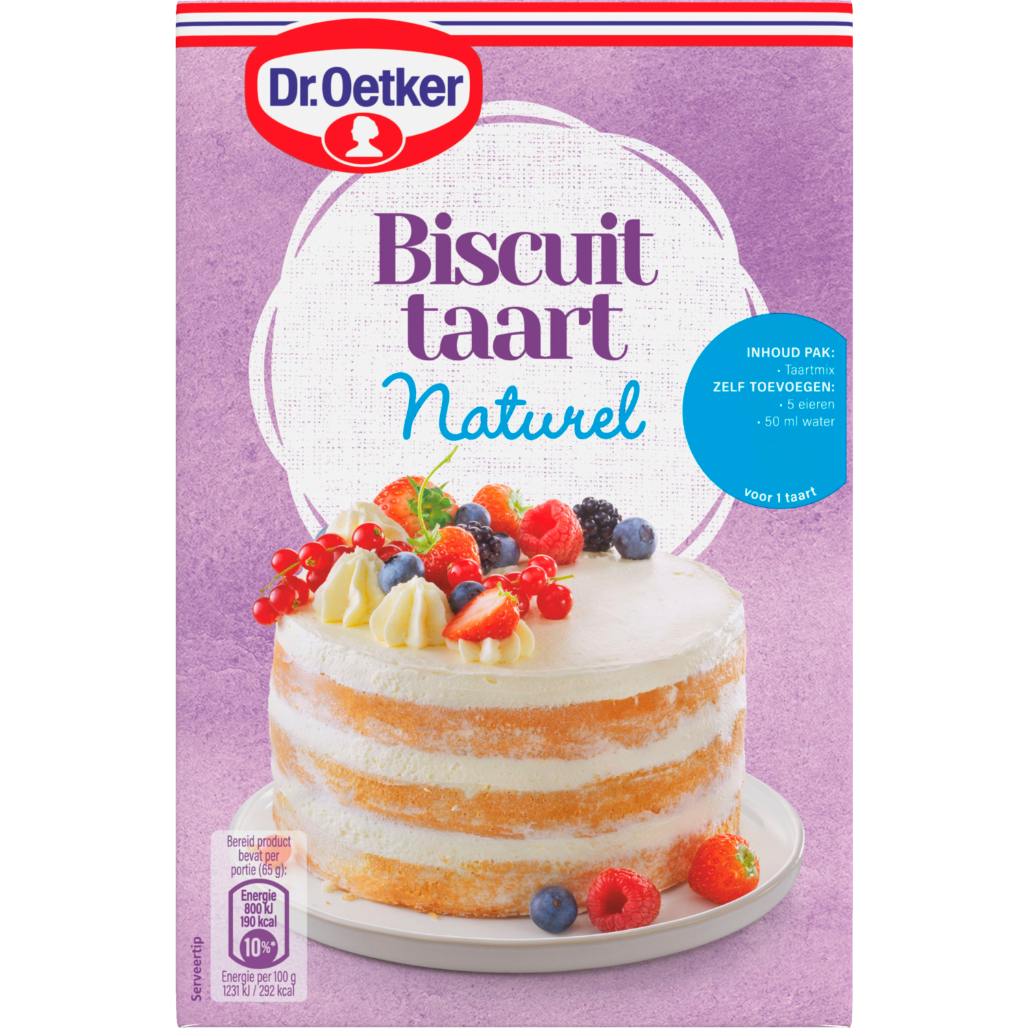 Dr. Oetker Basismix biscuittaart