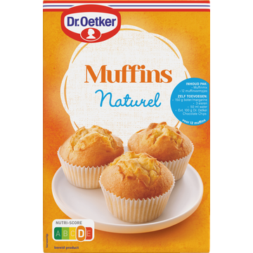 Dr. Oetker Mix voor muffins naturel