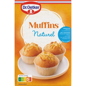 Dr. Oetker Mix voor muffins naturel