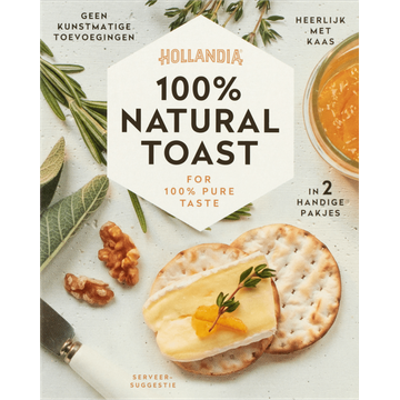 Hollandia 100% natural toast