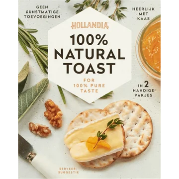 Hollandia 100% natural toast