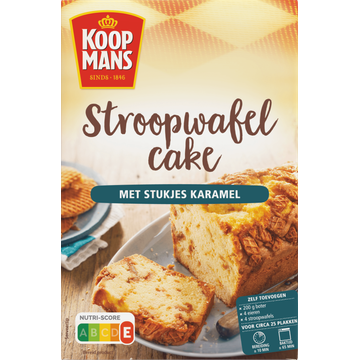 Koopmans Stroopwafel cake met stukjes karamel