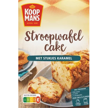 Koopmans Stroopwafel cake met stukjes karamel