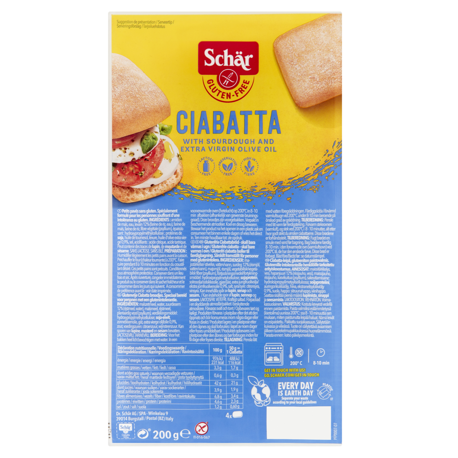 Schär Ciabatta rustica glutenvrij