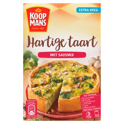 Koopmans Hartige taart met sausmix