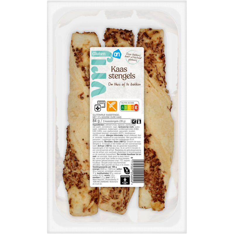 AH Glutenvrij Kaasstengels