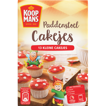 Koopmans Mix voor paddenstoelcakejes