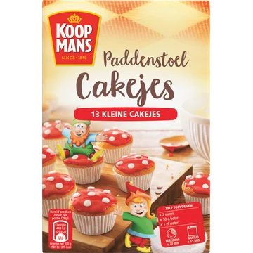 Koopmans Mix voor paddenstoelcakejes