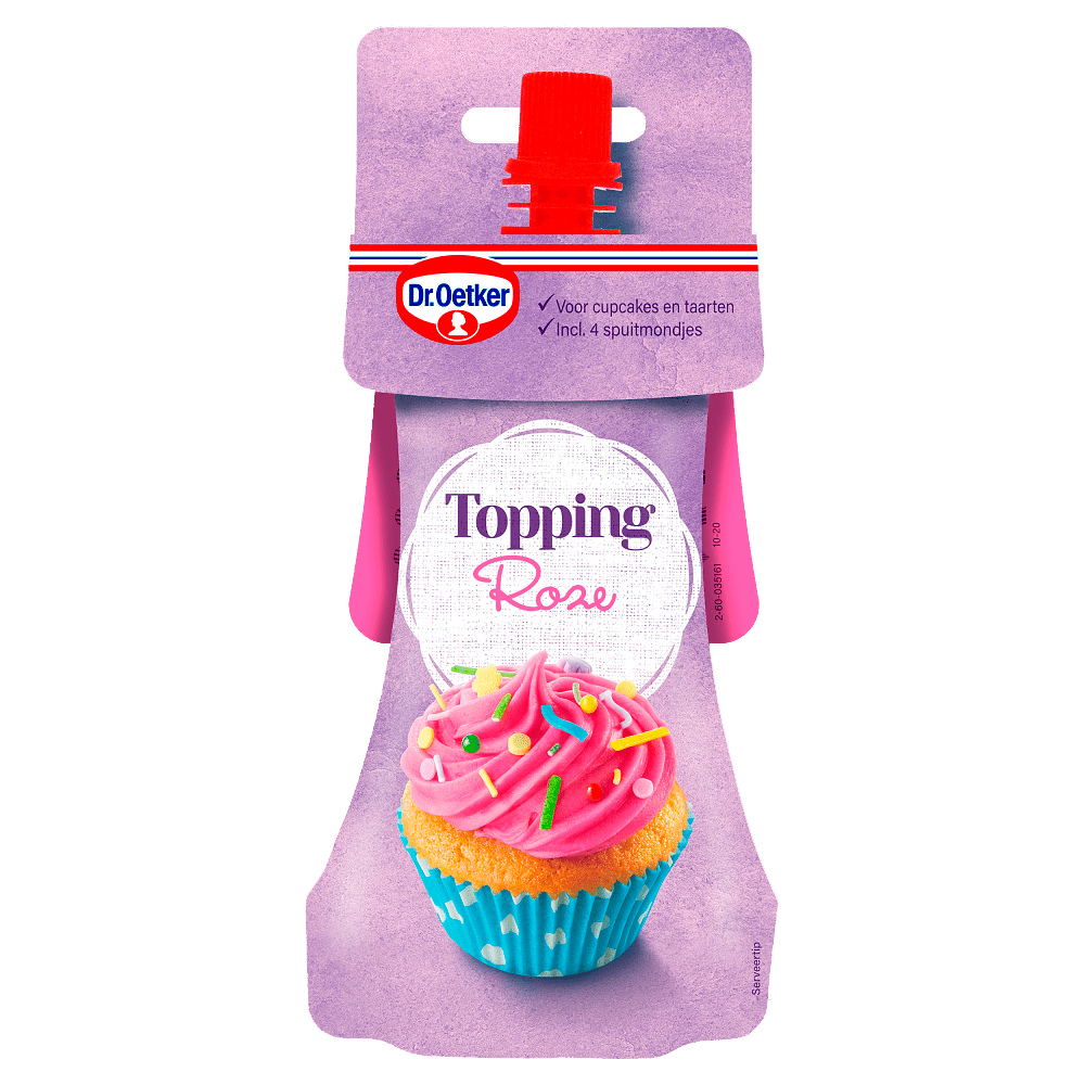 Dr. Oetker Topping roze