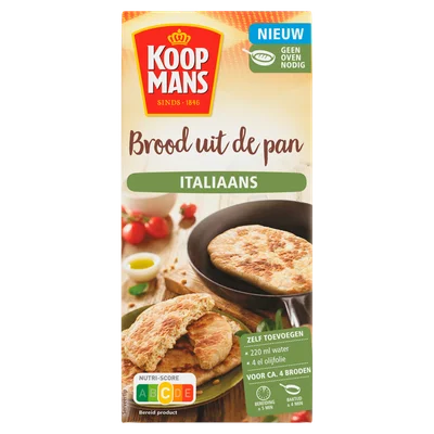 Koopmans Brood uit de pan Italiaans