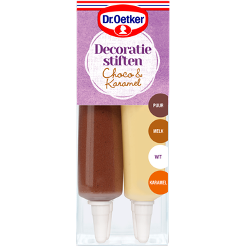 Dr. Oetker Decoratie stiften choco & karamelsmaak