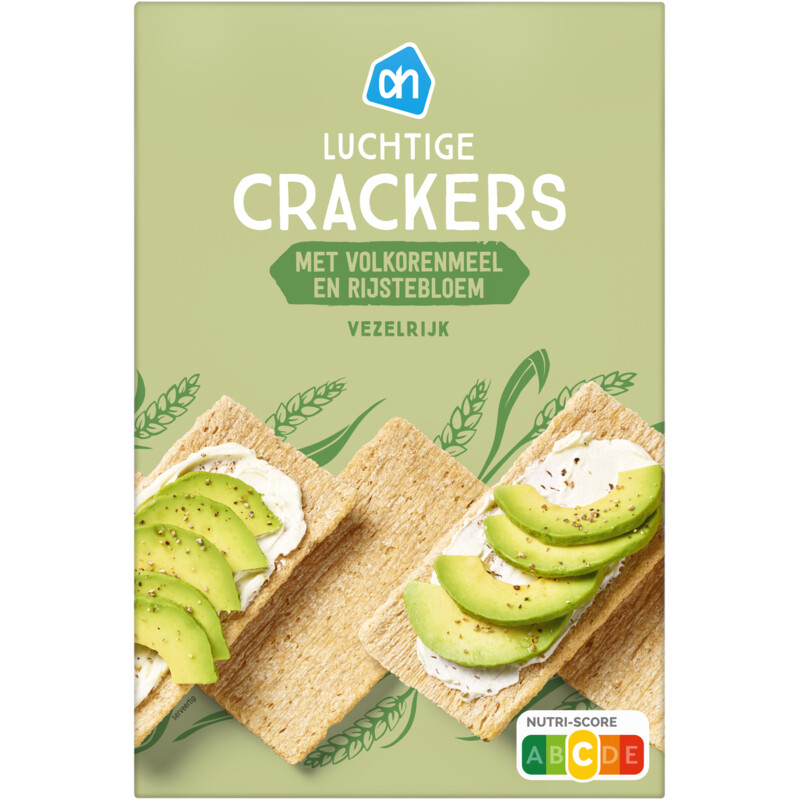 AH Luchtige crackers volkorenmeel