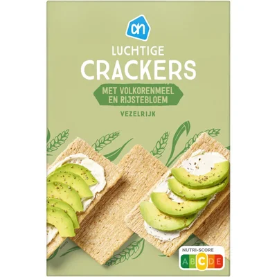 AH Luchtige crackers volkorenmeel