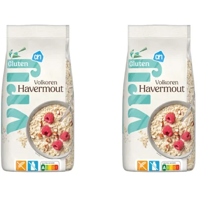 AH Glutenvrij Volkoren havermout 2-pack
