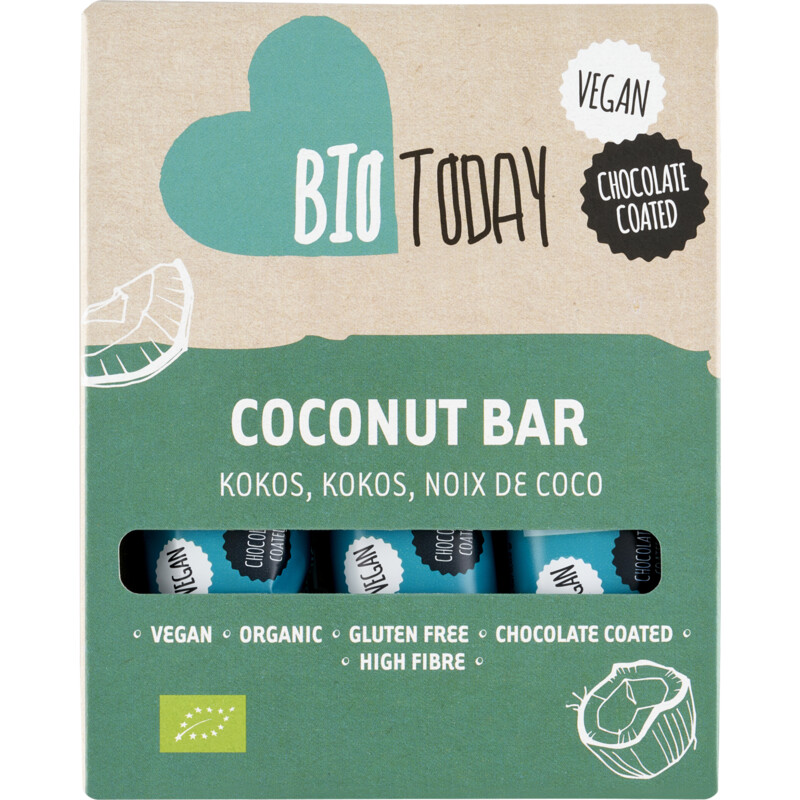BioToday Vegan choco bar kokos