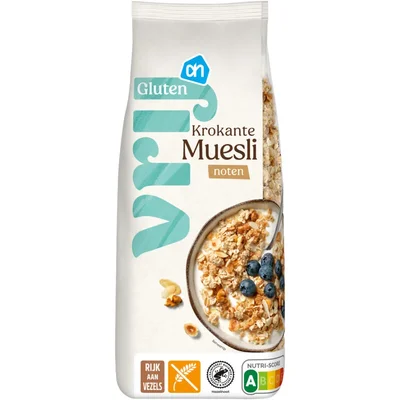 AH Glutenvrij Krokante muesli met noten