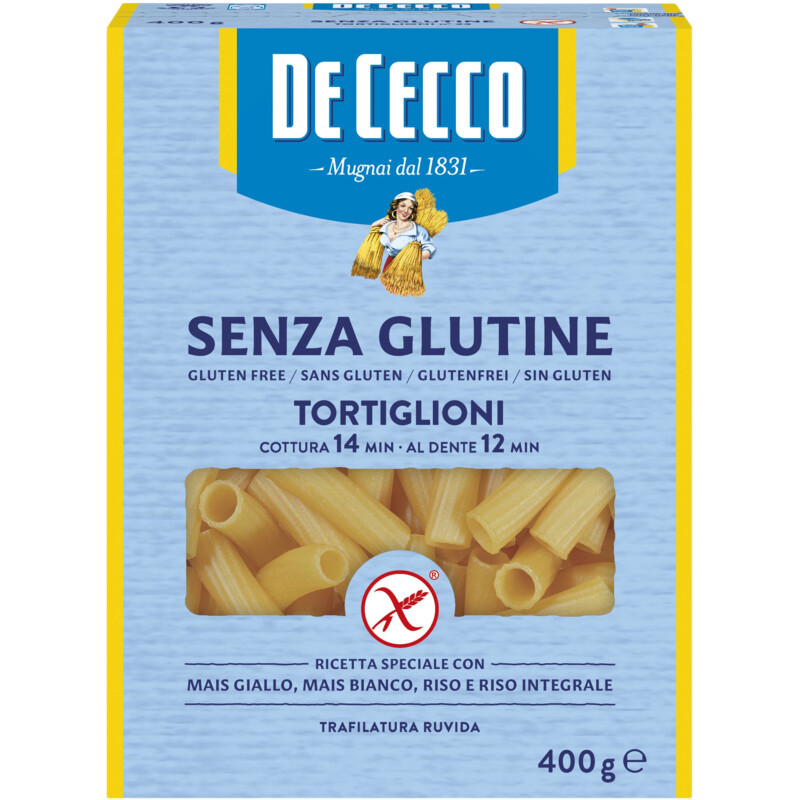 De Cecco Tortiglioni glutenvrij