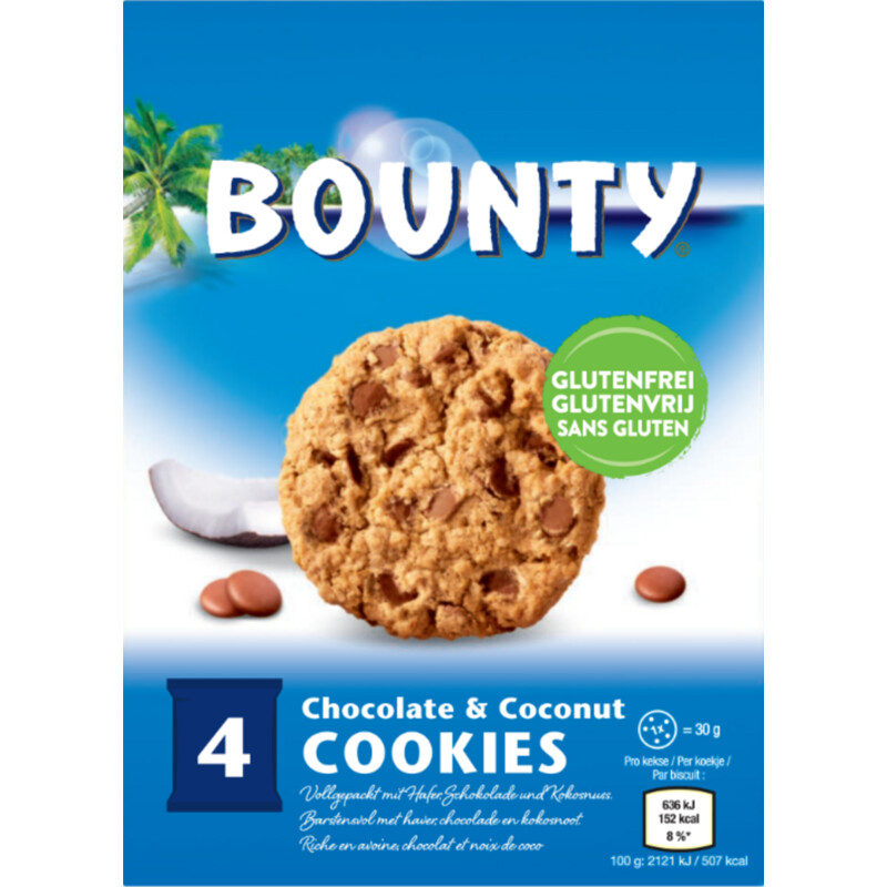 Bounty Chocolate & coconut cookies gluten free