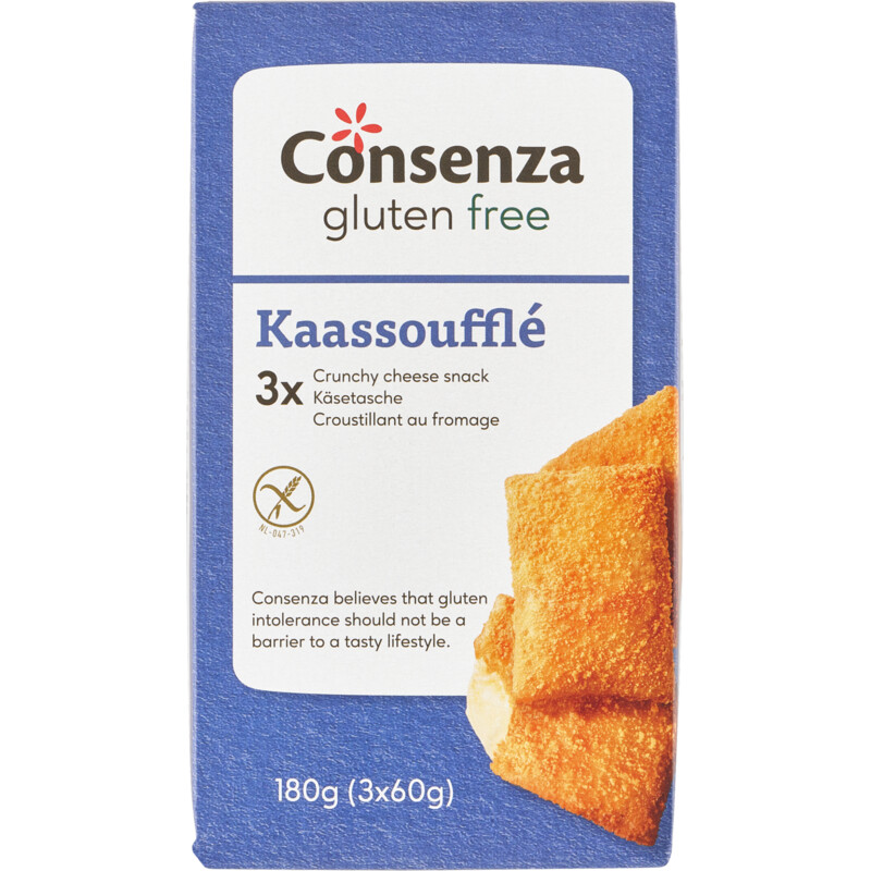 Consenza Kaassouffle bio glutenvrij