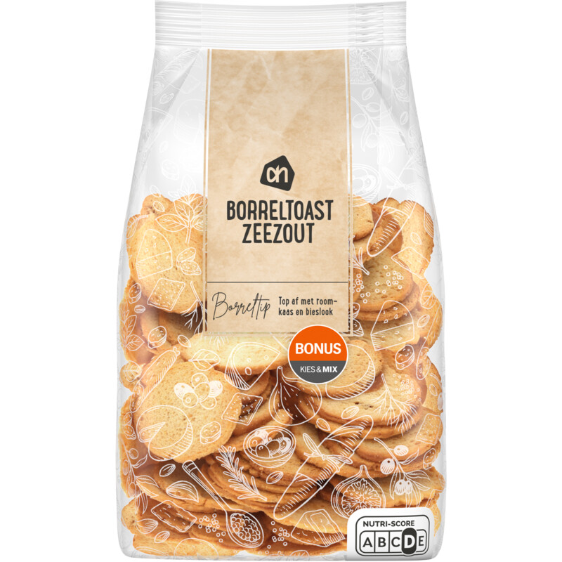 AH Borreltoast zeezout